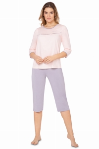 Piżama damska z bawełny z modalem - Nicole II - różne kolory