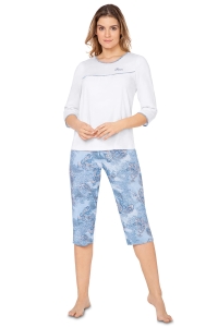 Piżama damska z bawełny z modalem - Nicole II - różne kolory