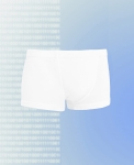 Bokserki chłopięce 100% bawełna, białe gładkie