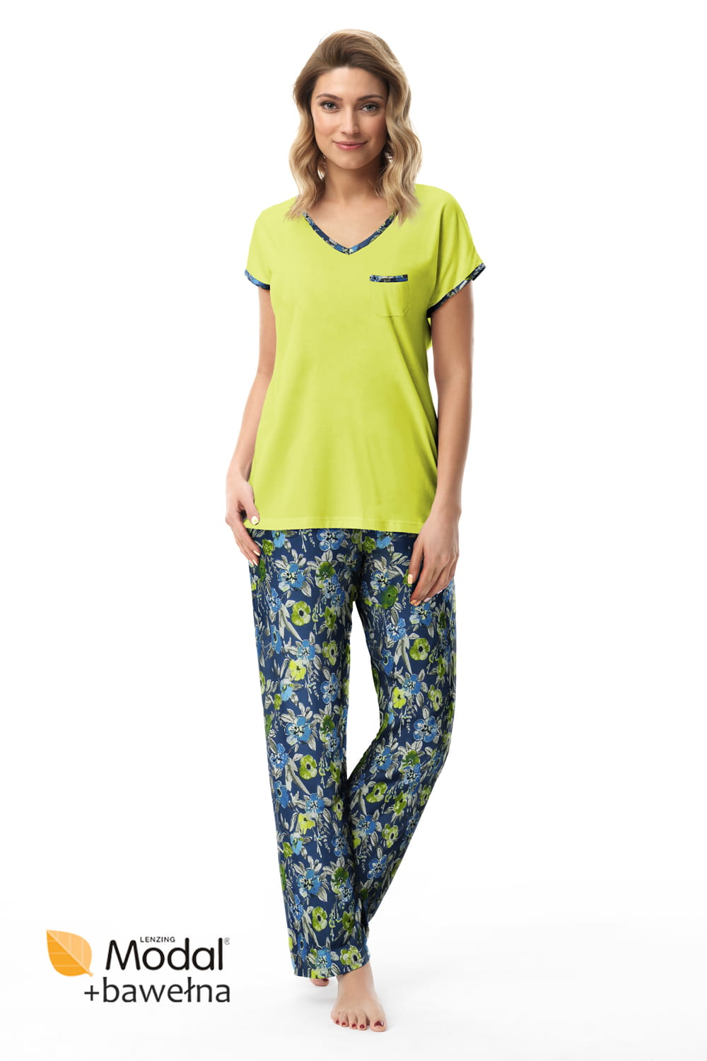 Piżama damska bawełna/modal SABRINA B