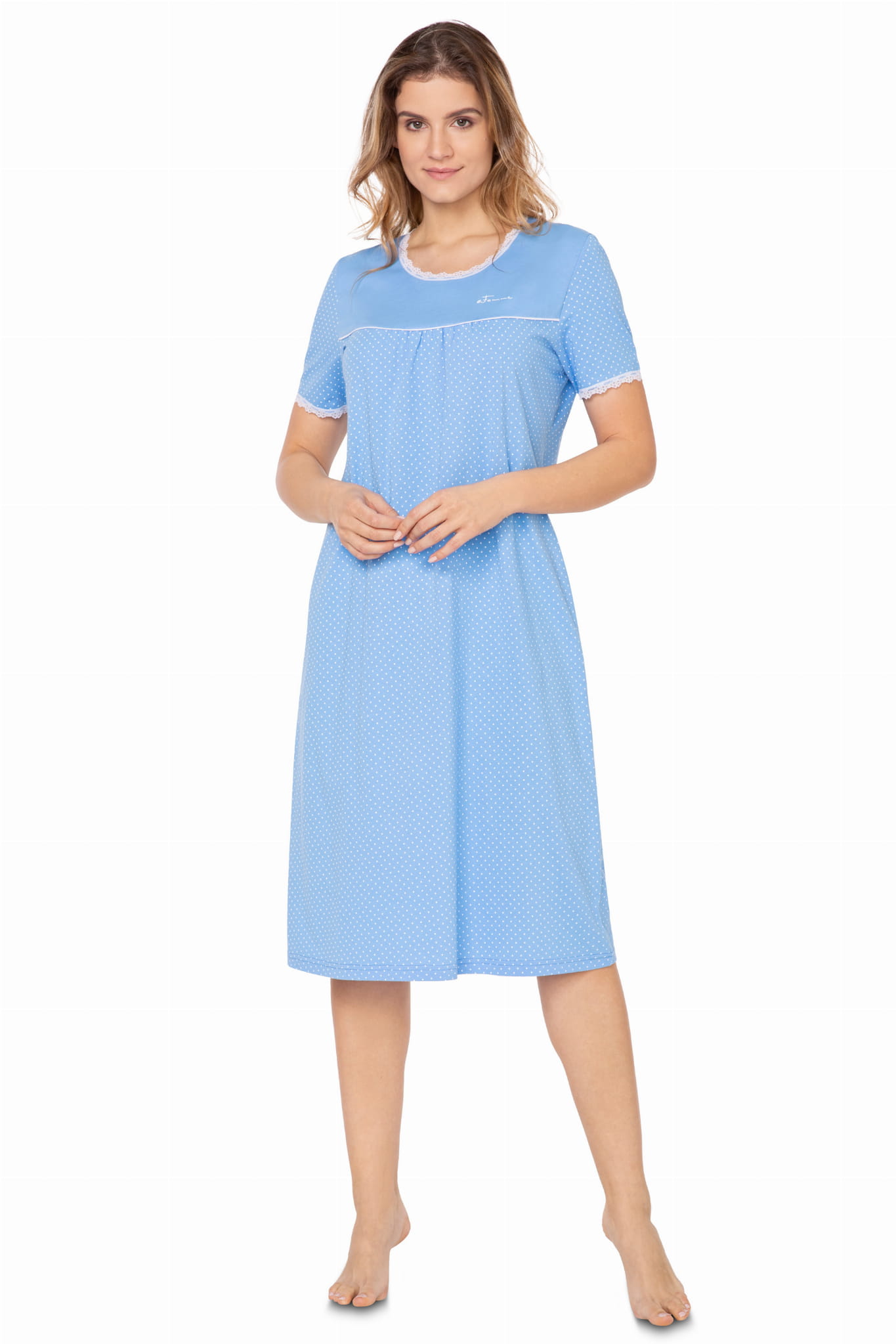 Koszula nocna DOLLY 100% bawełna - różne kolory