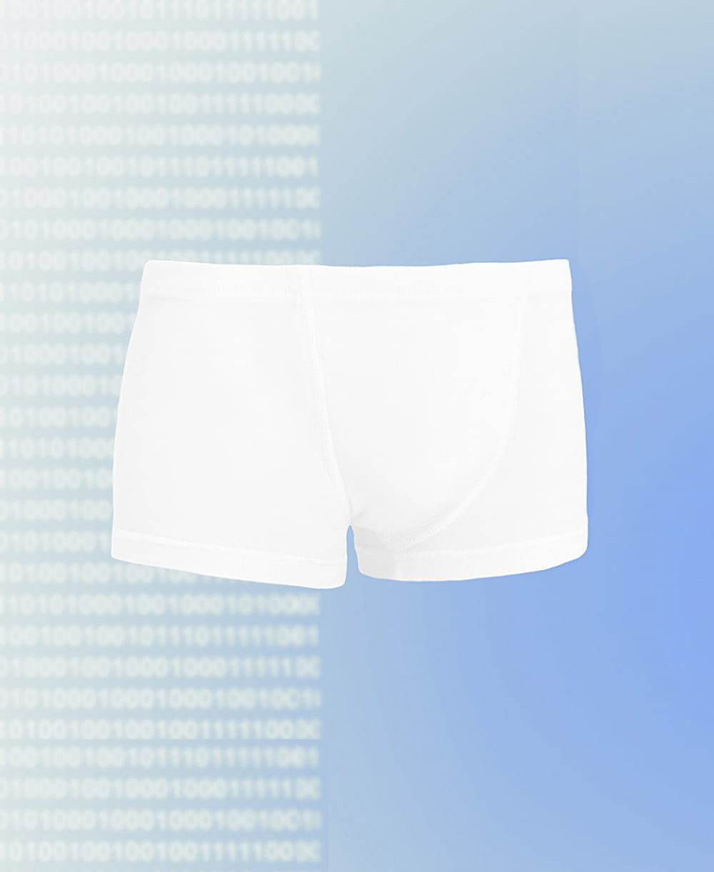Bokserki chłopięce 100% bawełna, białe gładkie