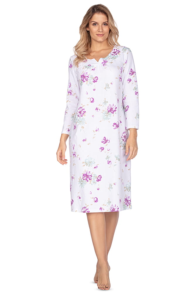 Koszula nocna damska 100% bawełna - JANA - różne kolory 