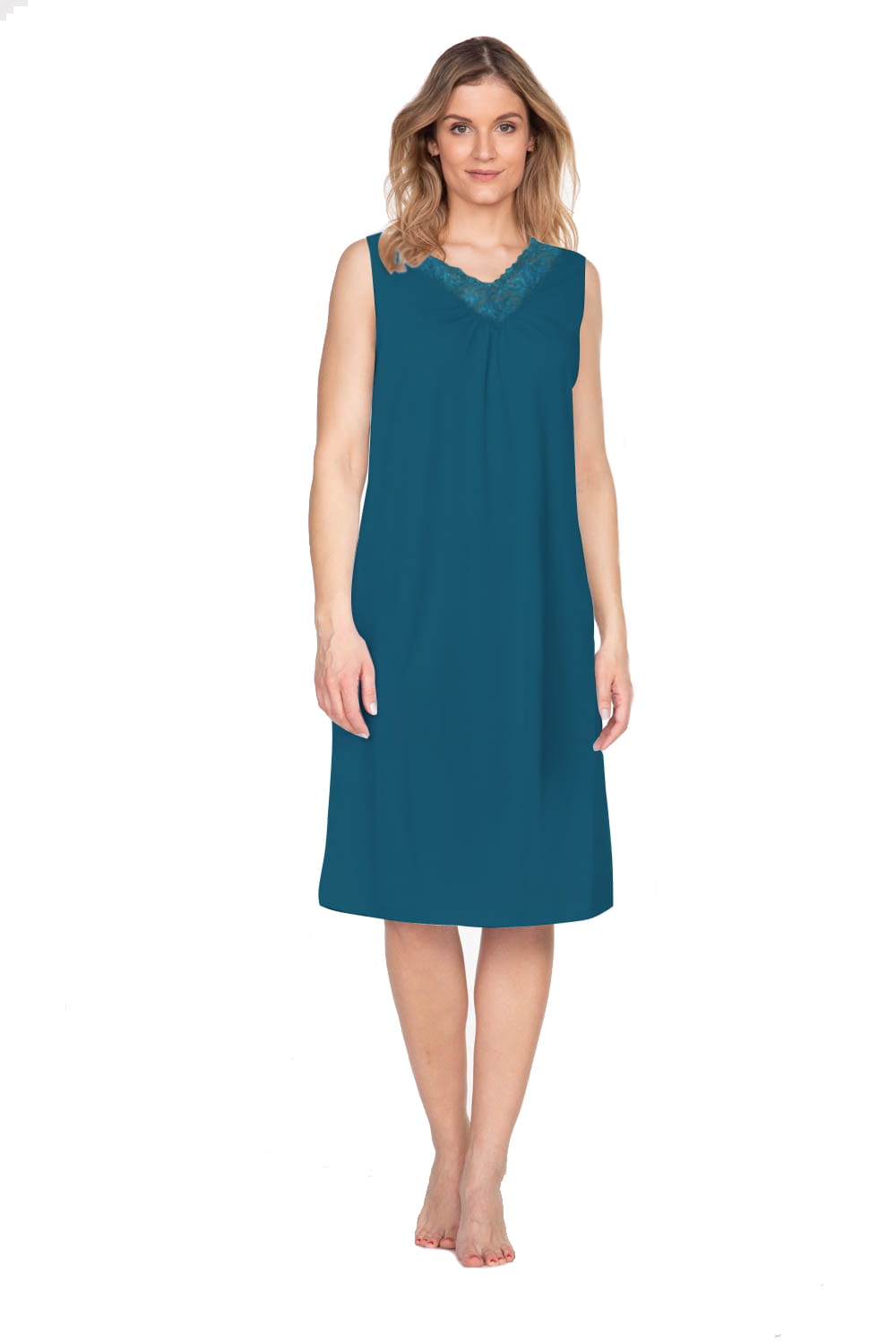 Koszula nocna damska bawelna / modal - TERESA II - różne kolory