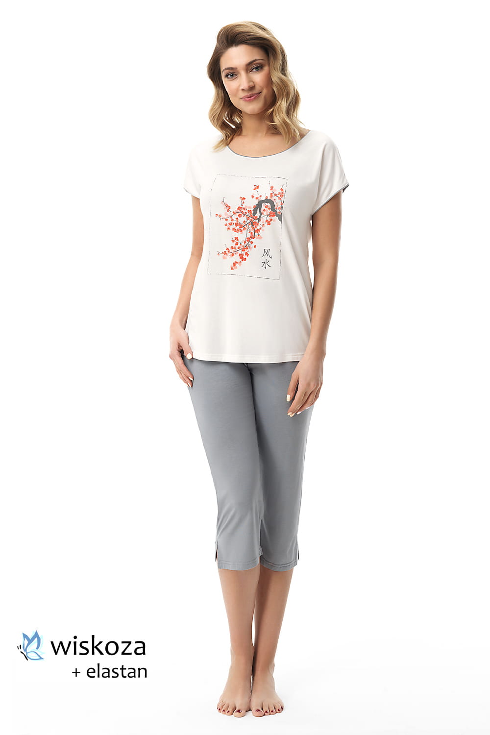 Piżama damska wiskoza - ASAMI